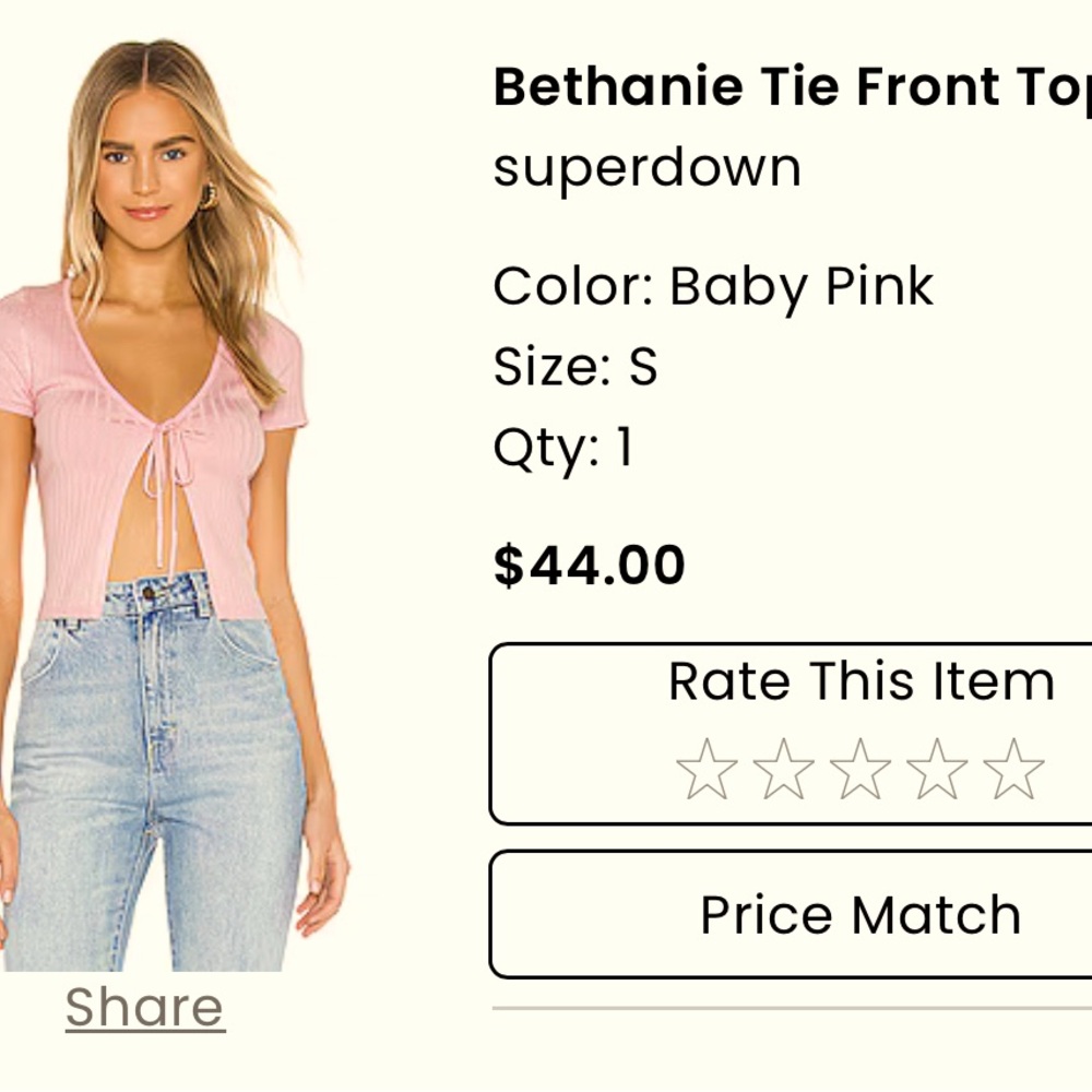 REVOLVE CUTE SUMMER TOP